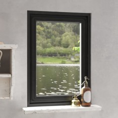 vidaXL Plasă insecte magnetică pentru ferestre, antracit, 80x120 cm