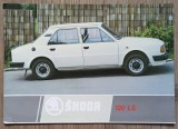 Pliant prezentare autoturism Skoda 120 LS