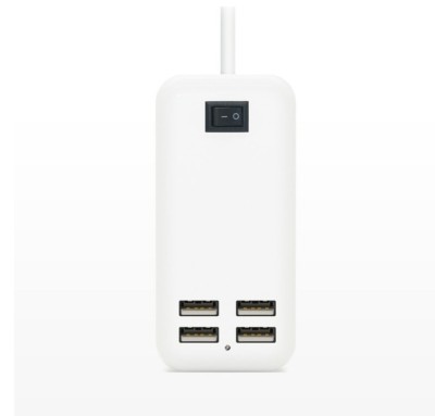 Incarcator retea cu 4 porturi USB 2A ,15W OMC foto