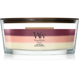 Woodwick Trilogy Lush Nectar lum&acirc;nare parfumată cu fitil din lemn 453.6 g