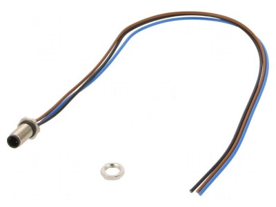 Conector M5 3-Pin Tată Aurit Neecranat IP67 foto