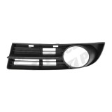 Grila bara Vw Caddy 3 Life (2k) 03.2004-06.2010 Touran (1t) 02.2003-12.2006, Fata partea Dreapta, Cu gaura pentru proiector, 1T0853666A9B9 Kft Auto, AutoLux