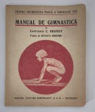 Carte veche Manual de Gimnastica Capitan C Brandt Carte rara