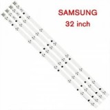 Set barete led , Televizor Samsung 32 inch , 4 barete cu 8 led-uri