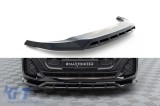 Spoiler Maxton Design potrivit pentru bara frontala S-Line la Audi SQ8, Q8 dupa 2023, lac negru Performance AutoTuning