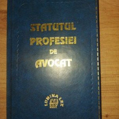 Statutul profesiei de avocat