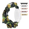 Curea textila elastica, compatibila Apple Watch 10, 42mm, Scrunchies 1
