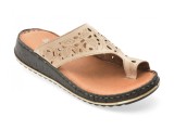 Cumpara ieftin Papuci SHOOZY bej, EV28491, din piele naturala