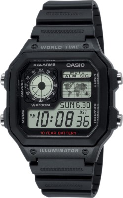 Ceas Barbati, Casio, Collection AE AE-1200WH-1A - Marime universala foto