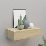 Dulap de perete cu sertar, stejar, 40x23,5x10 cm, MDF GartenMobel Dekor, vidaXL