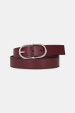 Furla curea de piele femei, culoarea bordo, WC00077 AX0733 26700