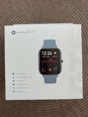 Ceas fitness sport Amazfit GTS Albastru NOU SIGILAT foto