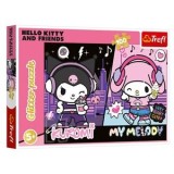 Puzzle cu detalii cu glitter, 100 piese, Roz, CMCLASS