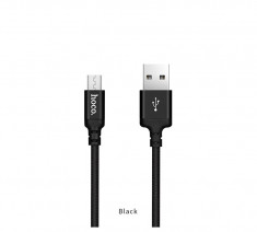 CABLU INCARCARE RAPIDA MICRO USB HOCO X14 NEGRU 1M foto