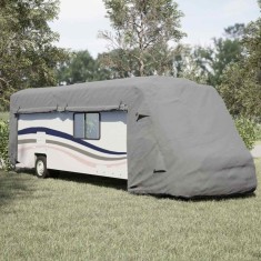 Gossi husa de rulota gri 870x235x275 cm tesatura netesuta