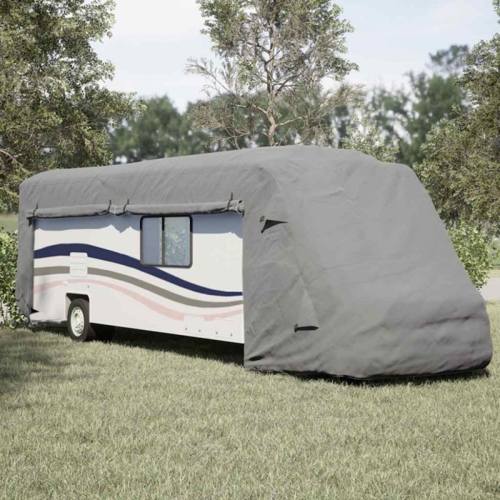 Gossi husa de rulota gri 870x235x275 cm tesatura netesuta