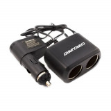 Priza Dubla Pentru Incarcator Auto CARGUARD Cu Cablu + USB 1A