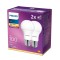 Set 2x Bec LED Philips E27 A60 13W (100W) 1521lm 2700K lumina calda