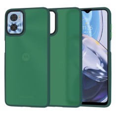 Husa Motorola Moto E22 Techsuit HaloFrost??A Series, verde inchis foto