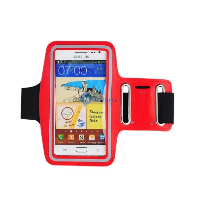Husa Armband pentru Telefon 6 inci, Dimensiuni interioare 155 x 75 mm, Rosie foto
