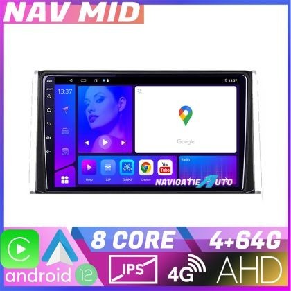 Navigatie Toyota Auris 2017 KIT AURIS EDOTEC-LITE Android Ecran 720P Octa Core 4 64 Carplay CarStore Technology