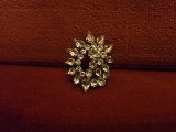 Brosa vintage cu pietre - anii &#039;80