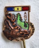 AGVPS - Caprior, Insigna veche Vanatoare si Pescuit