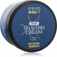 Steve's No Bull***t Shaving Cream cremă pentru bărbierit Sandalwood 100 ml