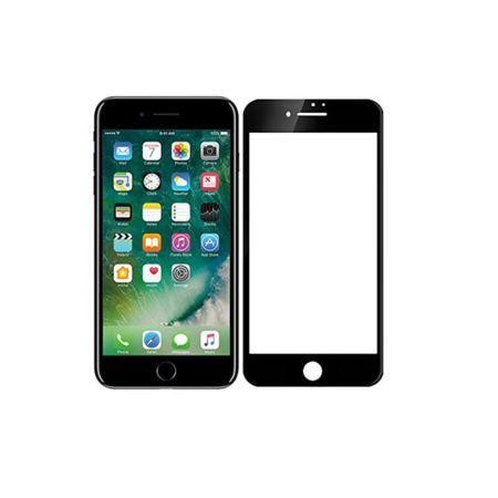 Folie protectie de sticla 9H pentru iPhone 7/8 Plus, Negru