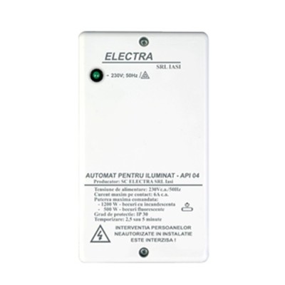 Automat pentru iluminat holurile sau scarile de bloc - ELECTRA API.11A foto