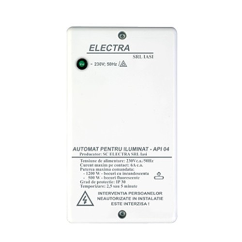 Automat pentru iluminat holurile sau scarile de bloc - ELECTRA API.11A