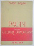 PAGINI DESPRE CULTURA EUROPEANA de OVIDIU DRIMBA