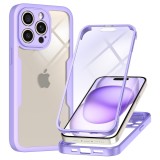Husa pentru iphone 16 pro max cu folie, colorverse 360 magsafe, purple
