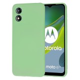 Husa premium din silicon pentru motorola moto e13 - softflex, microfibra, mint green