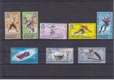 QU AITI STATE IN HADHRAMAUT, GRENOBLE - SERIE COMPLETĂ MNH