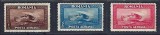 Romania 1928 - Lp 80 - POSTA AERIANA C-RAIU ( filigran vertical ) - serie - MNH ***