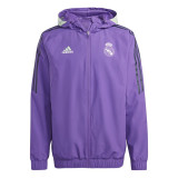 Real Madrid geacă de bărbați Allweather Condivo purple - XXL