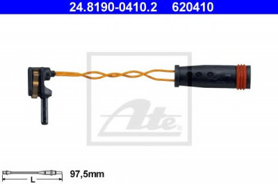 Senzor de avertizare,uzura placute de frana MERCEDES S-CLASS (W222, V222, X222) (2013 - 2016) ATE 24.8190-0410.2 foto