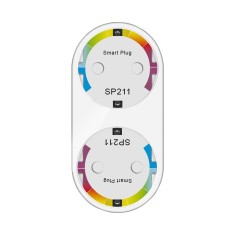 Priza smart dubla Gosund SP211, Control prin aplicatie, Programare si timer Putere max. 3680 W, Curent 16 A SmartElectro IntelligentHouse