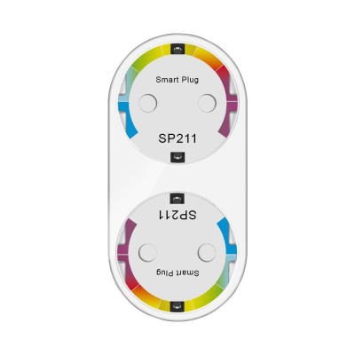 Priza smart dubla Gosund SP211, Control prin aplicatie, Programare si timer Putere max. 3680 W, Curent 16 A SmartElectro IntelligentHouse foto