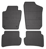 Covorase Auto Cauciuc Seat Ibiza IV (2008) - Set Premium, Negre, Protectie Interior