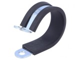 Clipsuri oțel cu protecție EPDM 32mm x 15mm