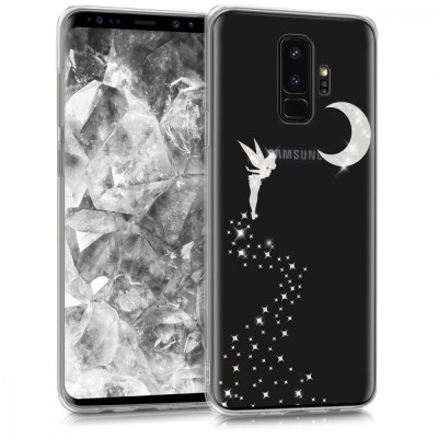 Husa pentru Samsung Galaxy S9 Plus, Silicon, Argintiu, 44198.01 foto