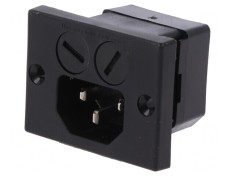 Conector Alimentare AC Soclu Tată 10A 250V IP40