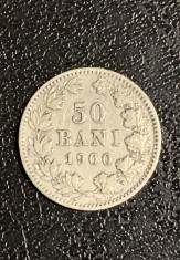 Moneda 50 bani 1900 argint