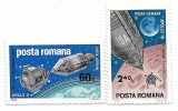 Romania (307) - Apollo 9 si 10, 1969 - serie neobliterata, Spatiu, Nestampilat