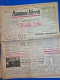 ziarul romania libera 9 ianuarie 1949 - turneul de hockey la brasov , pagina vesela
