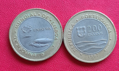 Portugalia 200 escudos 1997 Expo &amp;#039; 98 foto