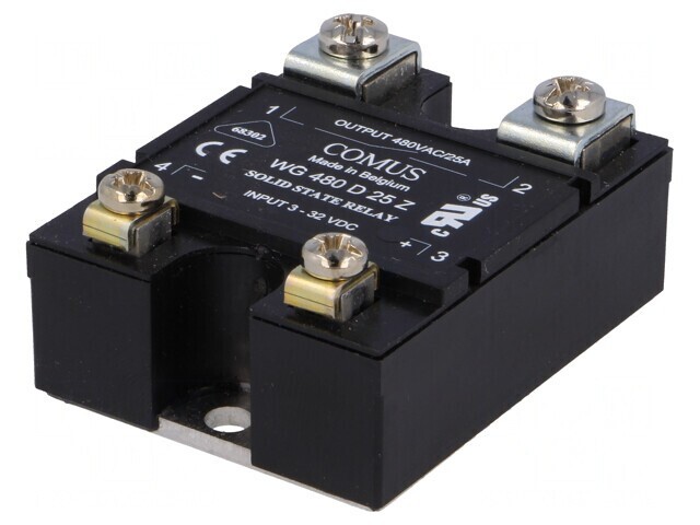 Releu semiconductor 25A 1-fazat 3-32VDC 24-530VAC