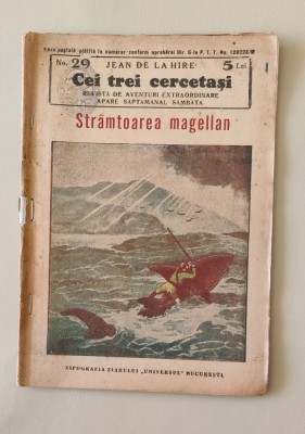 Jean de la Hire - Cei trei cercetași - Nr. 29 Str&amp;acirc;mtoarea Magellan foto
